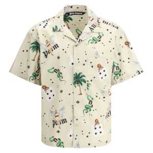 Palm Angels Pin Up Bowling Shirt