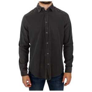 GF Ferre Chic Green Cotton Casual Men's Shirt