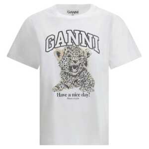 Ganni Leopard T-Shirt