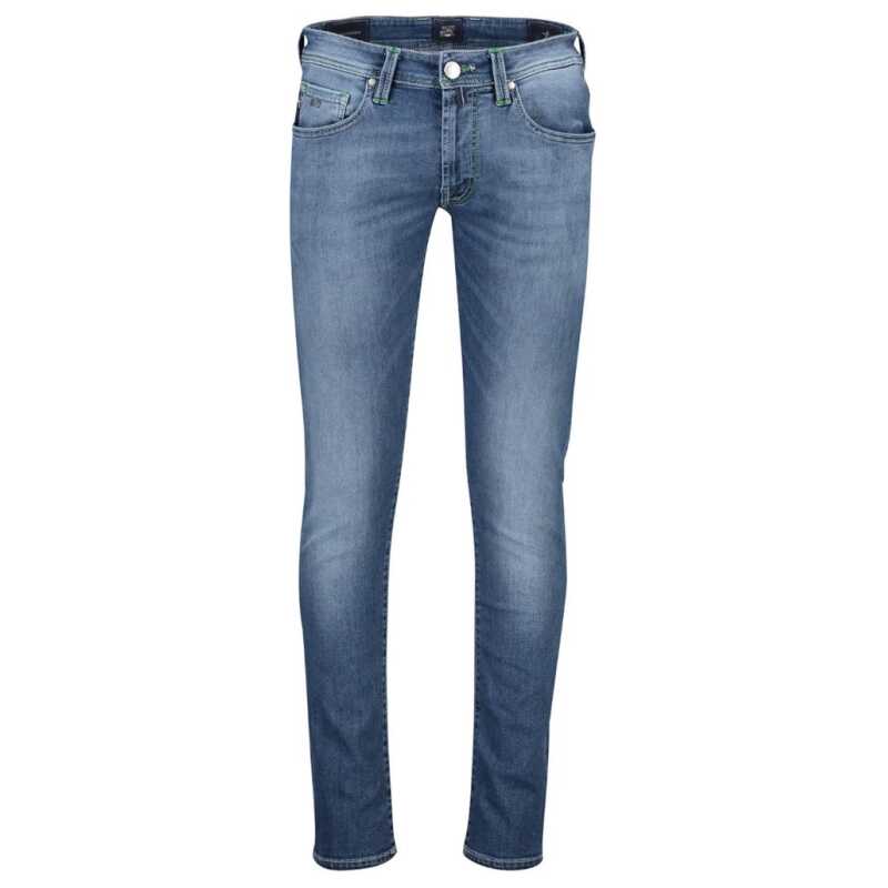 Tramarossa Blue Cotton Jeans &amp; Pant, theFeinheit