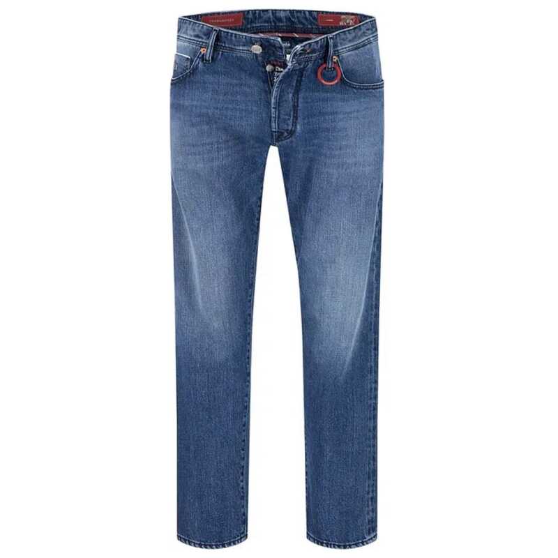 Tramarossa Blue Cotton Jeans &amp; Pant, theFeinheit