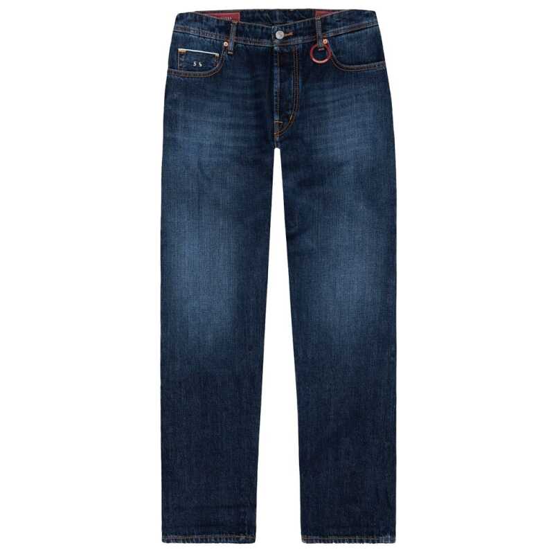 Tramarossa Blue Cotton Jeans &amp; Pant, theFeinheit