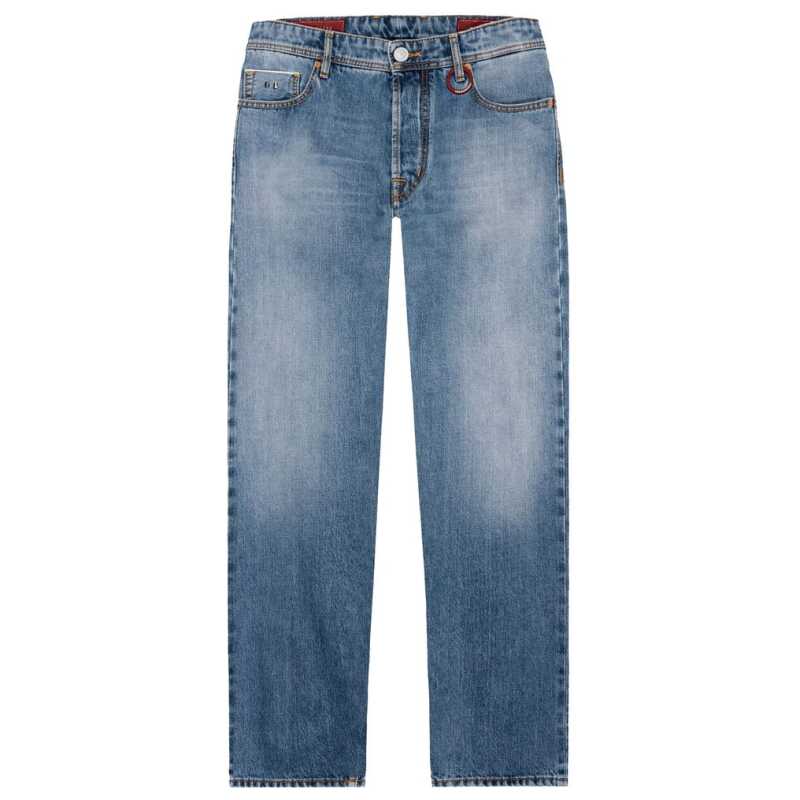 Tramarossa Blue Cotton Jeans &amp; Pant, theFeinheit