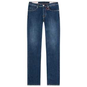 Tramarossa Blue Cotton Jeans & Pant