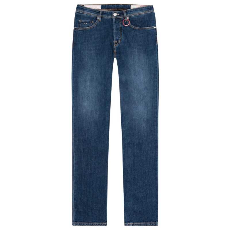 Tramarossa Blue Cotton Jeans &amp; Pant, theFeinheit