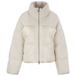 Moose Knuckles White Nylon Jackets & Coat