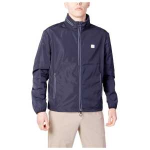 Armani Exchange Blue Polyester Jacket
