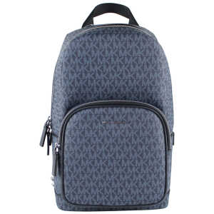 Michael Kors Cooper Medium Navy Signature PVC Sling Backpack