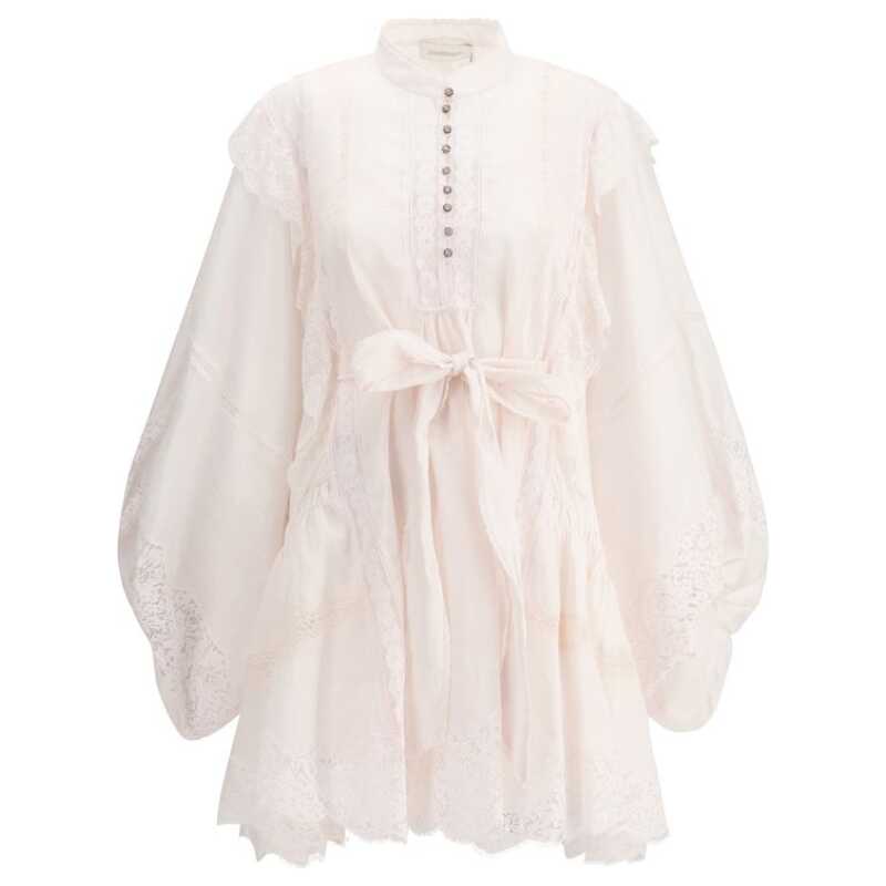 Zimmermann Mini Crush Lace Billow Dress, theFeinheit