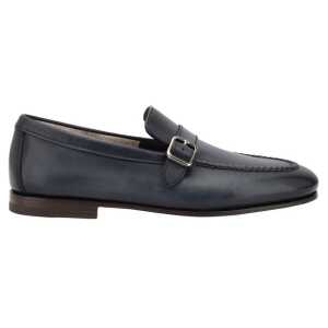 Santoni Loafers with a single buckle
