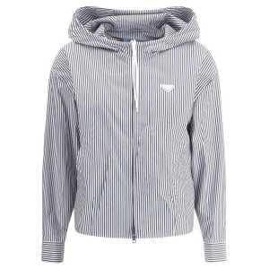 Prada Striped hooded Jacket