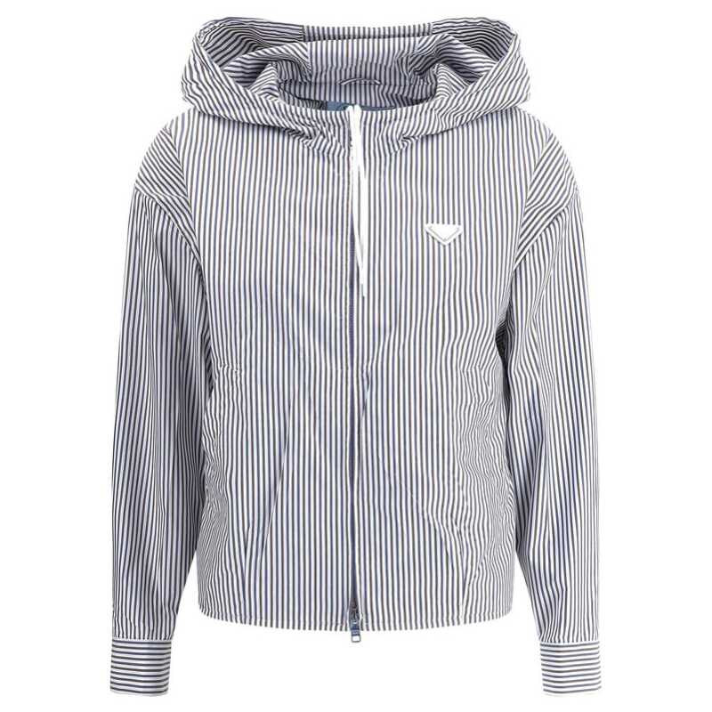Prada Striped hooded Jacket, theFeinheit
