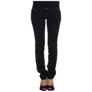 Cavalli Chic Slim Skinny Black Jeans