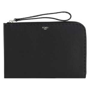Fendi Leather Pouch Bag