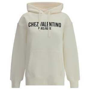 Valentino Logo Cotton Hoodie