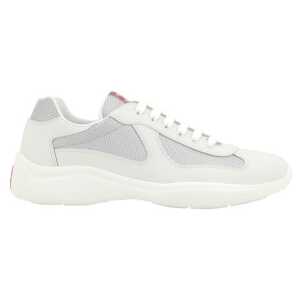 Prada White Leather America's Sneakers