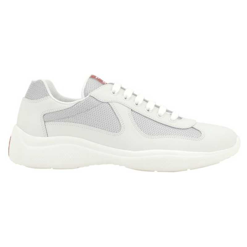 Prada White Leather America&#8217;s Sneakers, theFeinheit