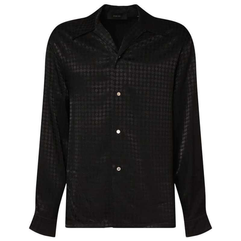 Amiri Black Viscose Shirt, theFeinheit