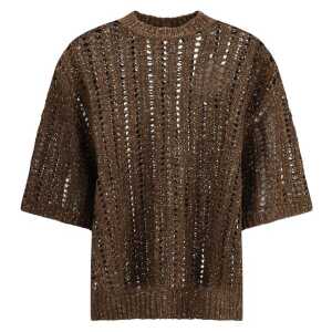 Brunello Cucinelli Sweater in perforated knit