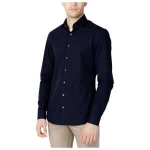 Calvin Klein Blue Cotton Shirt