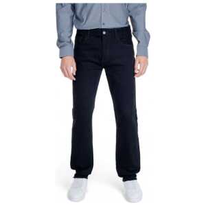 Armani Exchange Black Cotton Jeans & Pant