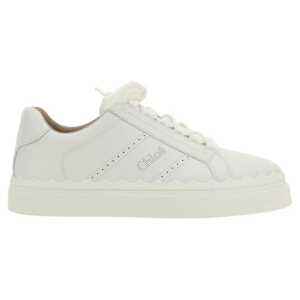 Chloé White Leather Sneakers