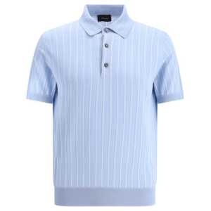 Brioni Striped Polo Sweater