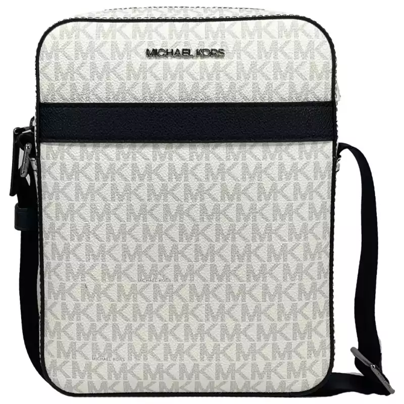Michael Kors Cooper Medium Flight Crossbody Bag White, theFeinheit