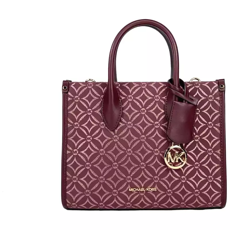 Michael Kors Mirella Small Top Zip Crossbody Tote Bag Oxblood, theFeinheit
