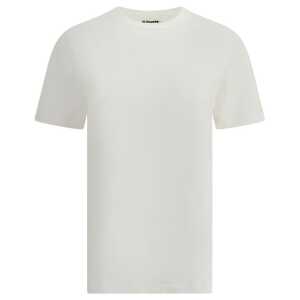 Jil Sander T-Shirt with leather patch