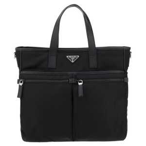 Prada Logoed Tote Bag