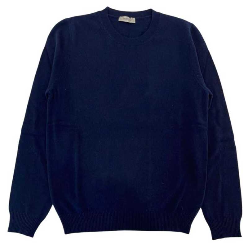 Valentino Blue Virgin Wool Men Sweater, theFeinheit