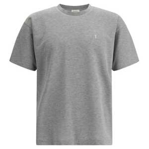 Saint Laurent Grey Cotton Oversized T-shirt