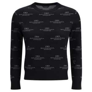 Balenciaga All-over logo Sweater