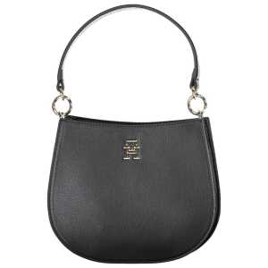 Tommy Hilfiger Black Polyester Women Handbag