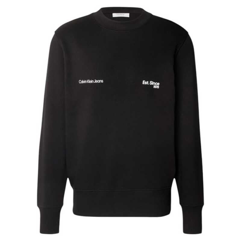 Calvin Klein Jeans Black Cotton Sweater, theFeinheit
