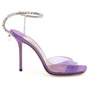 Jimmy Choo Purple Raso Sandal