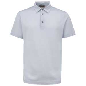 Canali Blue Cotton Polo Shirt