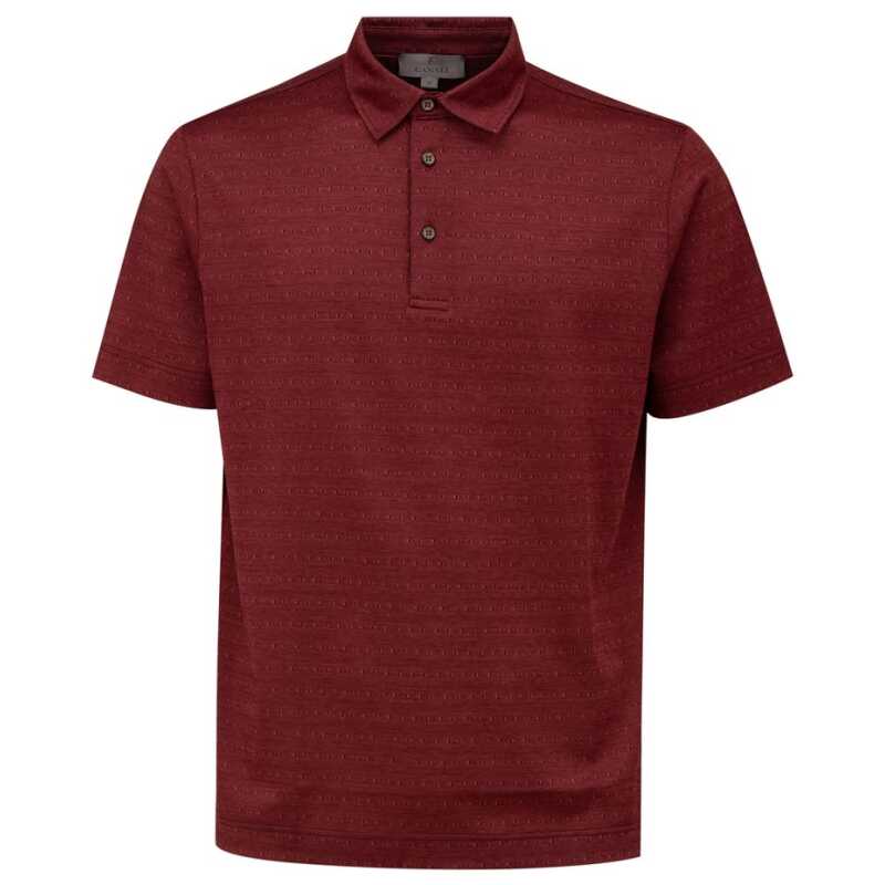 Canali Burgundy Cotton Polo Shirt, theFeinheit