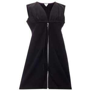 Bottega Veneta Elegant Black Viscose Dress Essentials