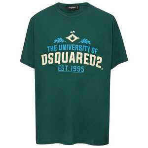 Dsquared² Green Cotton T-Shirt