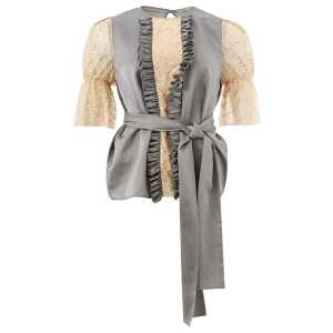 Lardini Elegant Multicolor Silk-Linen Top