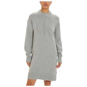 Calvin Klein Jeans Gray Organic Cotton Dress