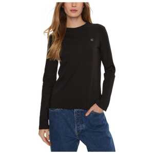 Calvin Klein Jeans Black Cotton Tops & T-Shirt