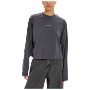 Calvin Klein Jeans Gray Cotton Long Sleeve