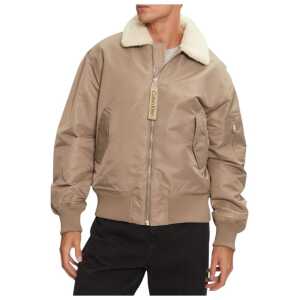 Calvin Klein Jeans Beige Recycled Polyamide Jacket