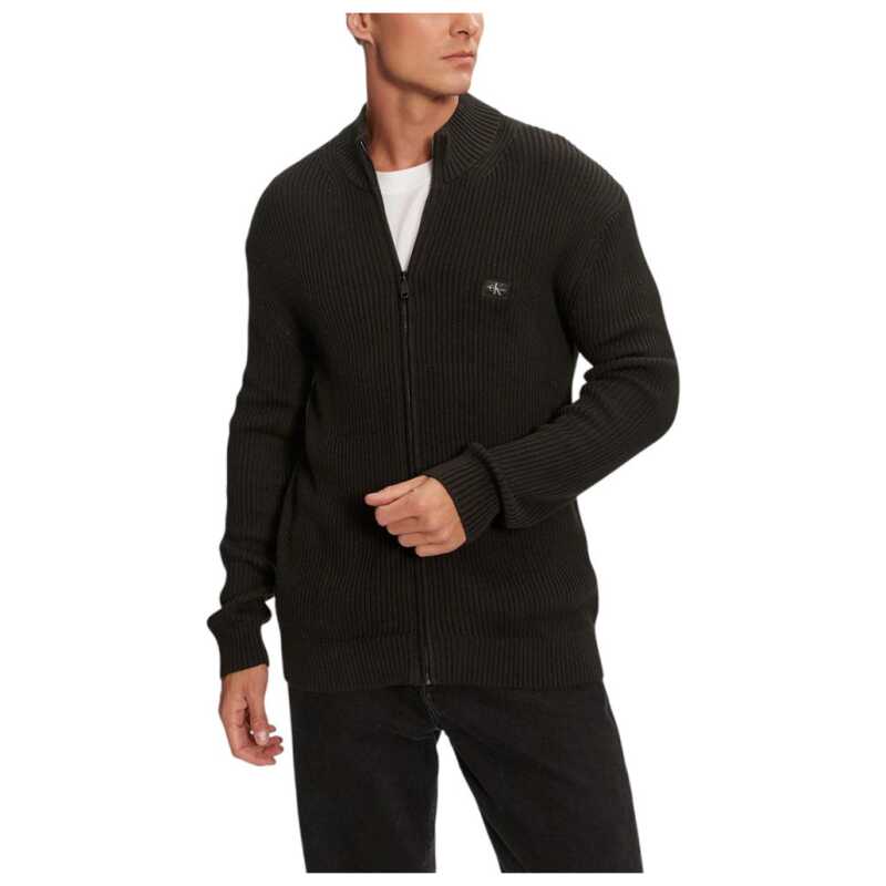 Calvin Klein Jeans Black Cotton Cardigan, theFeinheit