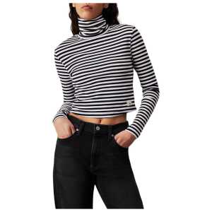 Calvin Klein Jeans Black And White Cotton Tops & T-Shirt