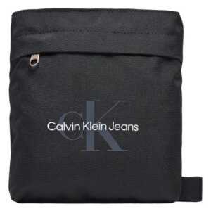 Calvin Klein Jeans Black Recycled Polyester Messenger Bag