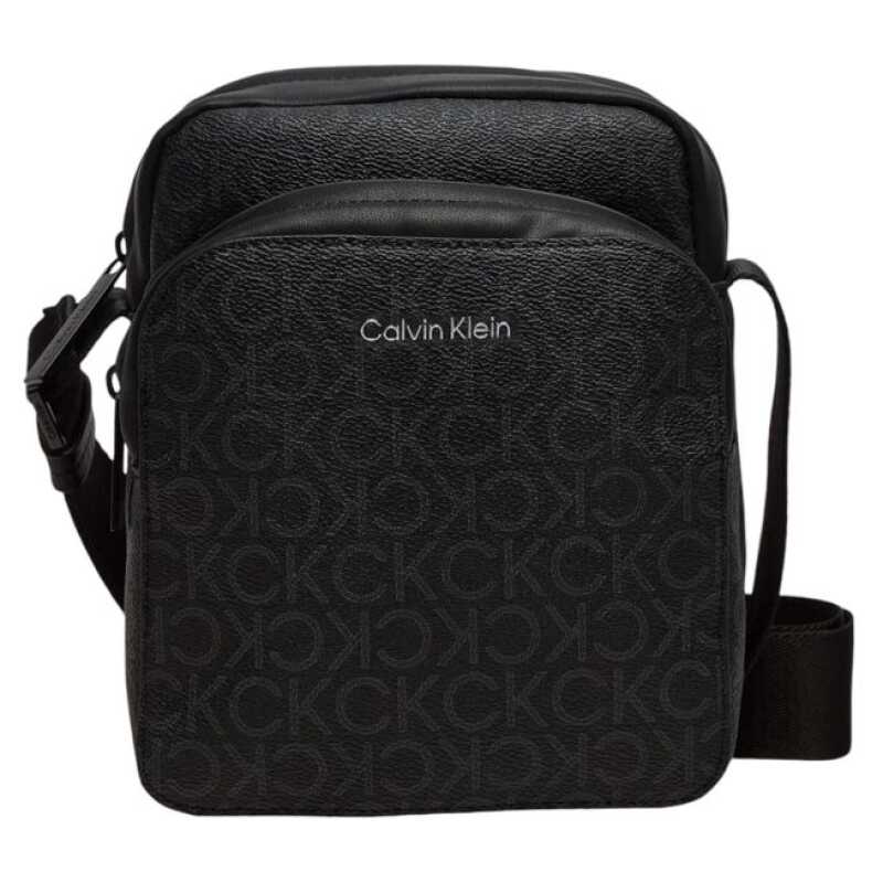 Calvin Klein Black Recycled Polyester Messenger Bag, theFeinheit